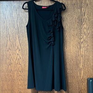 •ELLE• Black Ruffle Dress